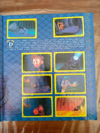 Álbum Panini Disney Aladdin Completo. Buen Estado