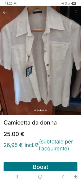 Camicetta donna in lino