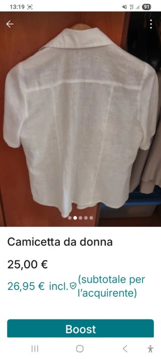 Camicetta donna in lino