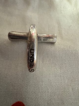 Anillo Uno de 50 Bambú Plata
