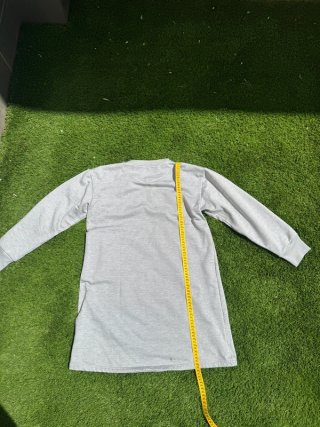 Sudadera Levi's Gris Talla L Retro Y2K