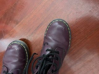 Botas Dr. Martens Morado Borgoña