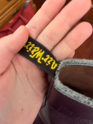 Botas Dr. Martens Morado Borgoña