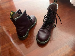 Botas Dr. Martens Morado Borgoña