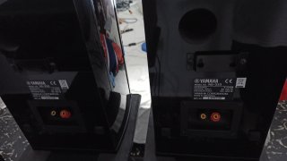 Conjunto Home Cinema Yamaha Negro/Plata