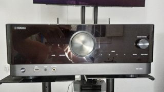 Conjunto Home Cinema Yamaha Negro/Plata
