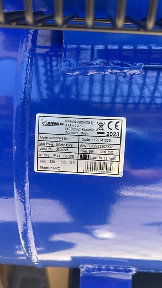 Compresor Michelin 50L Correa