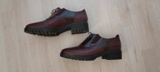 Zapatos Oxford Geox Burdeos