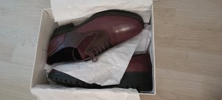 Zapatos Oxford Geox Burdeos