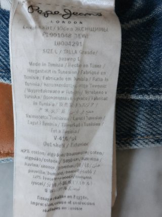 Falda larga denim Pepe Jeans con abertura frontal