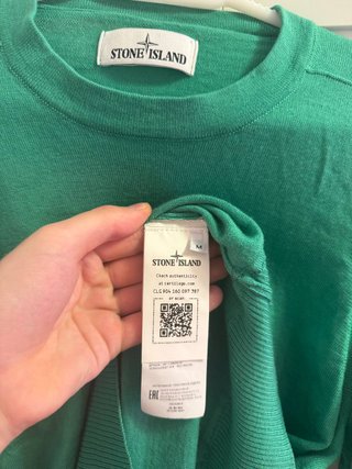 Jersey Stone Island Lana y Cachemira Verde