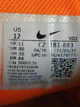 Nike Metcon 7 Total Orange talla 46 Preciosas!