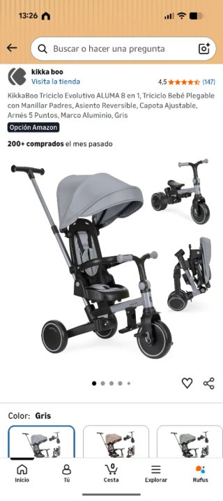 Triciclo Evolutivo Kikaboo Nuevo