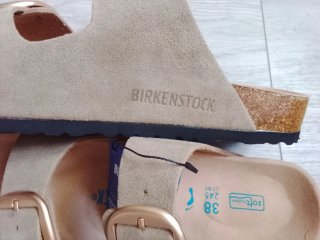 Sandalias Birkenstock Beige Talla 38