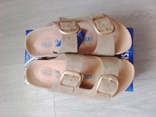 Sandalias Birkenstock Beige Talla 38