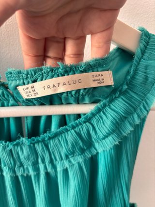 Vestido Zara Turquesa