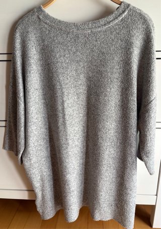 Jersey T.S amplio gris recto de Zara