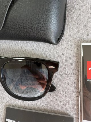 Gafas de sol Ray-Ban Wayfarer Black/Gradiente Grey