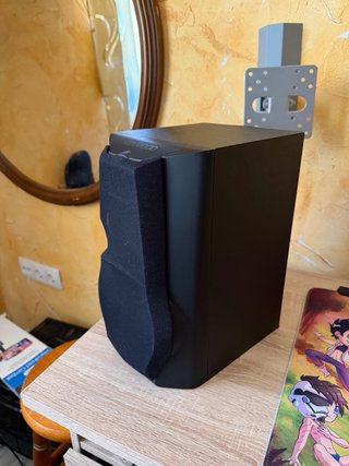 Equipo de música Kenwood con altavoces