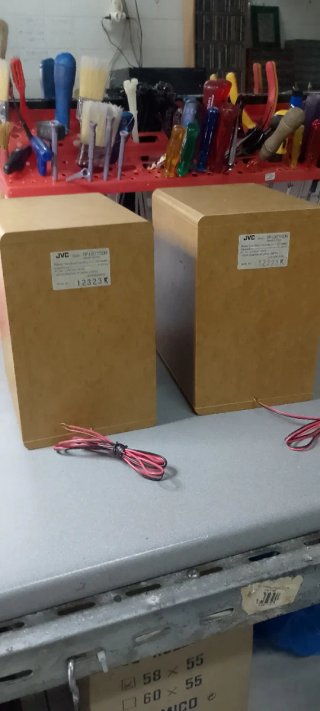 Altavoces JVC SP-UXT150H Marrones y Azules