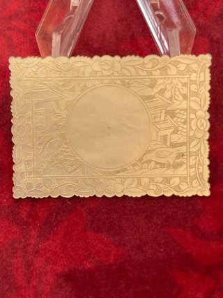Sello antiguo nácar motivo Japón