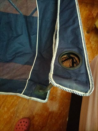 Silla de playa plegable azul...medidas cerrada