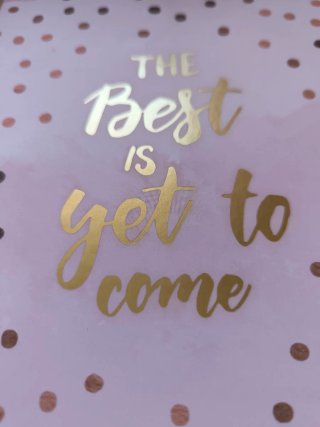 Cuaderno The Best is Yet to Come