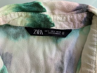 Camisa Tie Dye Verde y Morado