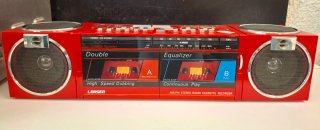 Boombox Larsen Q 10 Rosso Radio Cassette