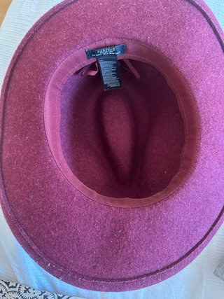 Sombrero Fedora Lana Burdeos