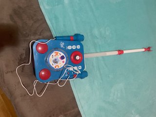 Karaoke infantil azul y rojo
