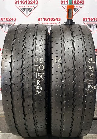 215 70 15C R CONTINENTAL RUEDA AL 90% VIDA UTIL