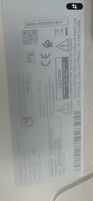 Samsung QLED QNQ8F 65 Smart TV