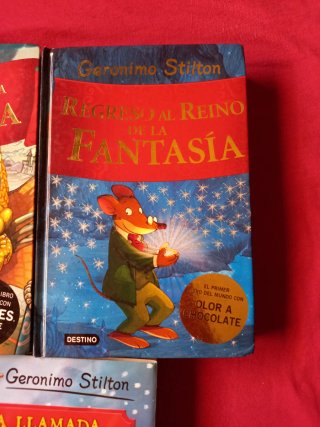 3 Libros Geronimo Stilton