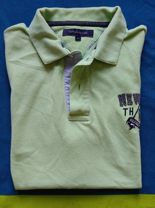 Polo TOMMY HILFIGER verde Talla L