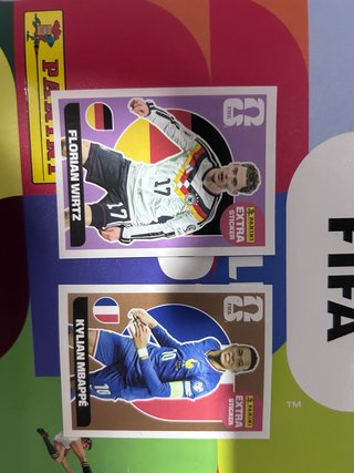 Panini FIFA Extra Stickers Florian Wirtz Mbappé