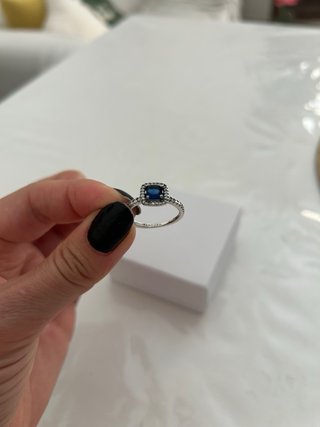 Anillo Zafiro Azul