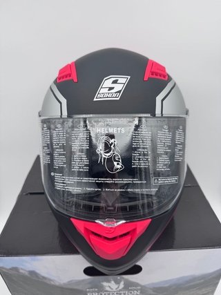 Casco Moto Integral Soxon ST-1000 Racing Red, L