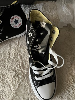 Zapatillas Converse Mujer Talla 36.5 Negras