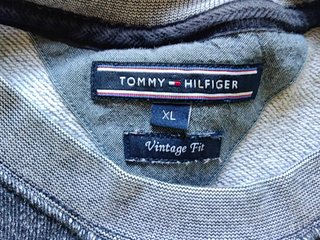 Sudadera TOMMY HILFIGER NYC Gris Talla XL