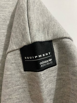Sudadera Adidas Manga Corta Gris y Roja