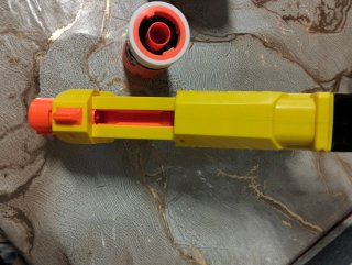Martillo Minecraft y Pistola Nerf Fortnite