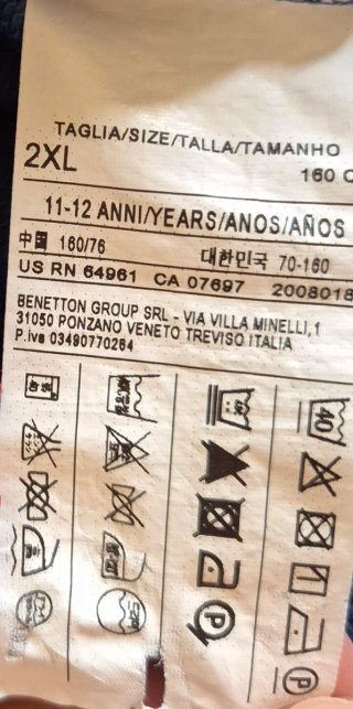 Felpa Benetton