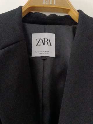 Blazer Zara Negra Entretiempo