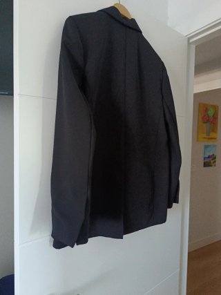 Blazer Zara Negra Entretiempo