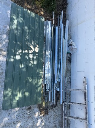 Caseta Jardín Metal Verde Devon 7m²