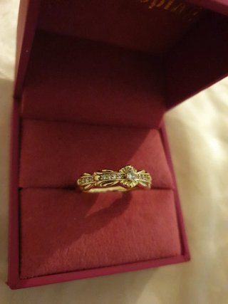 Anillo Chapado Oro 18k Talla 8