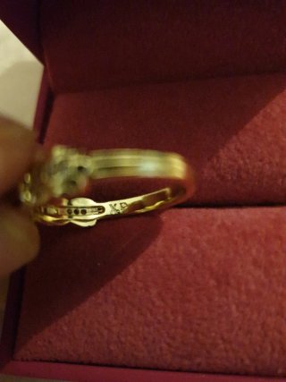 Anillo Chapado Oro 18k Talla 8