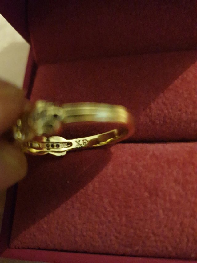Anillo Chapado Oro 18k Talla 8