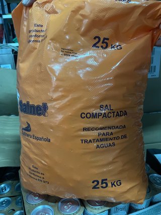 Saco Sal Compactada 25kg Salinet